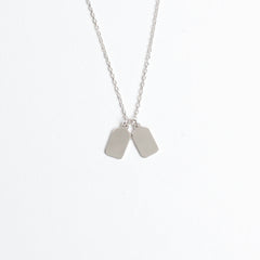 Personalized Minimal Tag Name Necklace