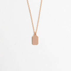 Personalized Minimal Tag Name Necklace
