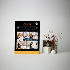 Mom Photo Collage Text Acrylic Plaque