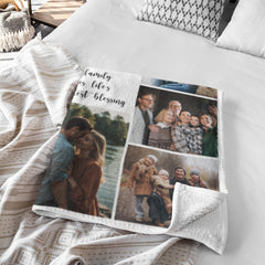 Personalized Picture Name Blanket