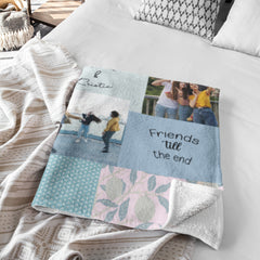 Custom Photo Collage Blanket