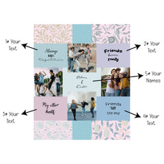 Custom Photo Collage Blanket