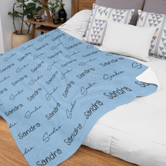 Personalized Swaddle Blanket Baby Name Blanket