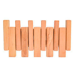 Wooden Piano Coat Rack