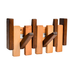 Wooden Piano Coat Rack