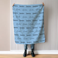 Personalized Swaddle Blanket Baby Name Blanket