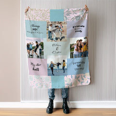 Custom Photo Collage Blanket