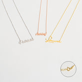 14K Solid Gold Personalized Name Necklace