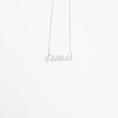 14K Solid Gold Personalized Name Necklace