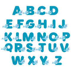 Baby's First Christmas Alphabet Ceramic Ornament